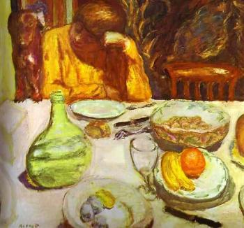 皮耶 勃納爾 Carafe, Marthe Bonnard with Her Dog